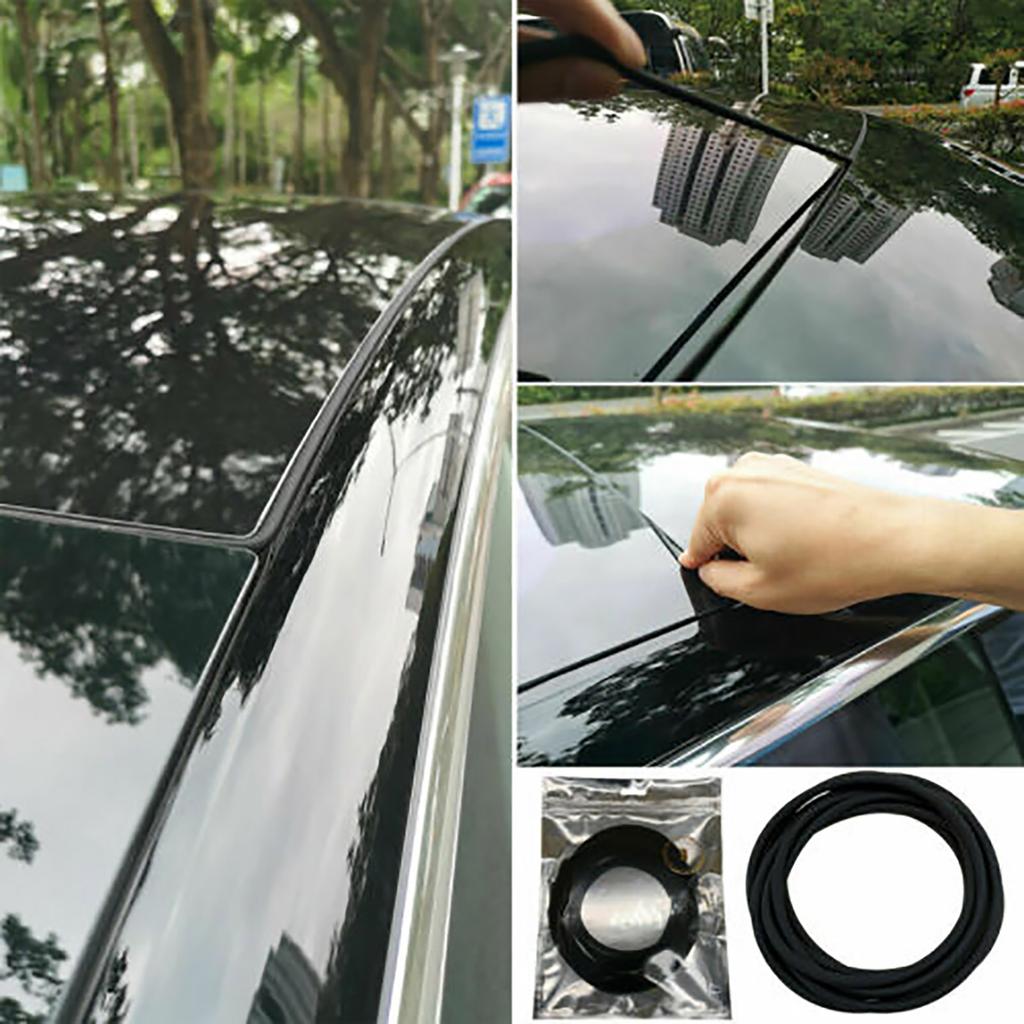 Windshield Roof Wind Guard Noise Lowering Reduction  Kit Fit for Tesla Model 3