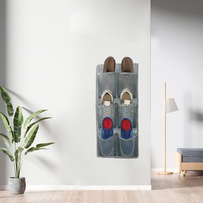 Functional High Bearing Capacity Organizer Strong Mesh Wall Mounted Shoes Rack Dormitory Supply Shoe Storage Bag