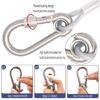 Multipurpose Heavy Duty Laundry Rope Plastic Coated Steel Wire Rope Portable Windproof Clothes Rope for Outdoor, Indoor