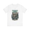 Skull with Moth Tee | Moon, Ferns, Decorative Banner