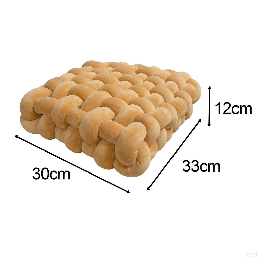 Decorative Throw Cushion Pillow Handmade Desktop Bedding Couch Knot