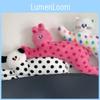 Dot Polka Cartoon Cat Long Plush Cushion For Bedroom Sofa Gift For Girls