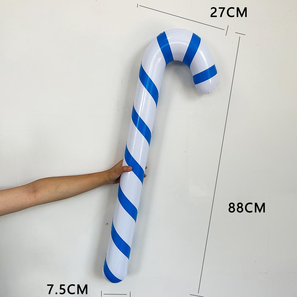 

Рождественская надувная рождественская конфета-трость 2025 Рождественские украшения Рождественские украшения для дома 2024 Рождество Навидад Натал 1PCS