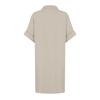 Fashion Women's Summer Casual Short Sleeve V-Neck Button Dress