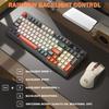 Freewolf T96 Gaming Wireless Keyboard and Mouse Supports dual-mode Bluetooth connectivity Compatible with PC and Mac devices