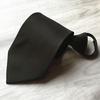 Black Colors Skinny 5CM Men's Necktie Polyester Ties For Man Striped Dots Solid Jacquard Cravat Business Party Corbatas