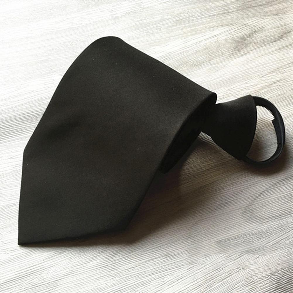Black Colors Skinny 5CM Men's Necktie Polyester Ties For Man Striped Dots Solid Jacquard Cravat Business Party Corbatas
