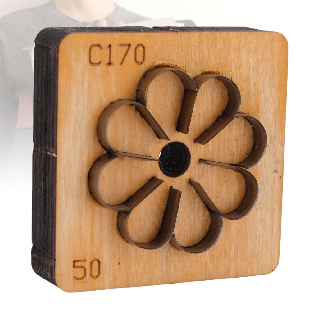 Leather Cutting Die Flower Shaped Metal Leathercraft Paper Art Cutter Punching Mold Crafting Tool