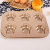 Non Stick Cake Plate 4/6/9/12 Cavity Cake Muffin Tin Tray Cute Cake Mold  for Home Kitchen