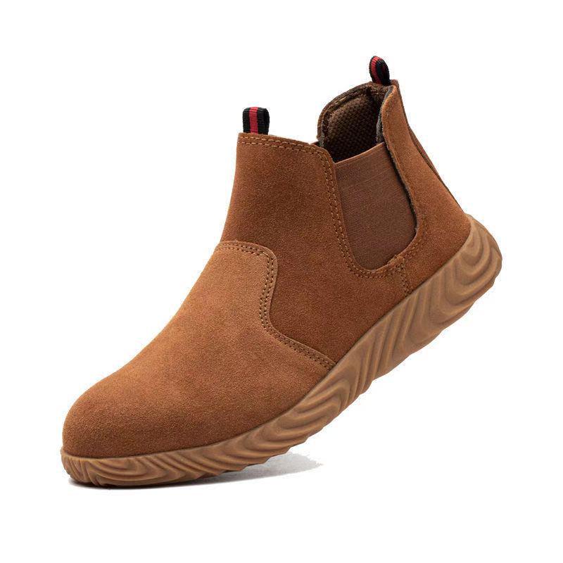 Men's Safety Work Shoes - Anti-Smash, Anti-Puncture, Anti-Scald, Wear-Resistant, Non-Slip, Soft Sole, Breathable Welding Footwear