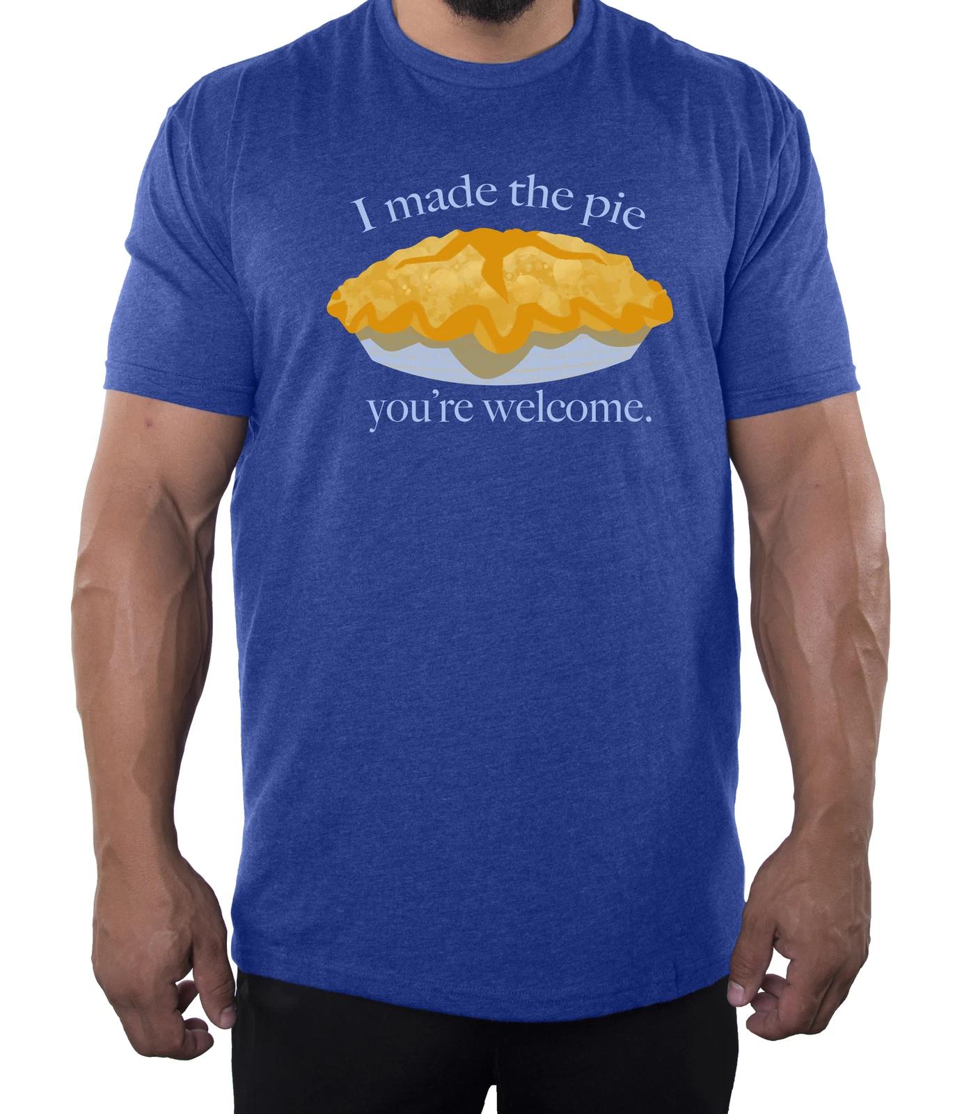 I Made The Pie Thanksgiving T-Shirts, Funny Men Shirts, Thanksgiving Man s Tee 2XL