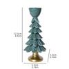 Christmas Tree Candle Holder, Creative Holiday Resin Craft, Christmas Atmosphere Decoration Ornament