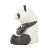 Ribuhaato Sitting Body Pillow Premium Nemunemu Animals Panda Rinrin S Size (Total Length Approx. 18cm) Fluffy Chewy 48261-95