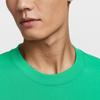 Nike T Shirts Men's Green Crew Neck Moderate Straight Fit DR7754-324