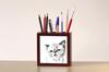 Exotic Shorthair – Pen holder with a cat, desk organizer with a print | Art-Dog