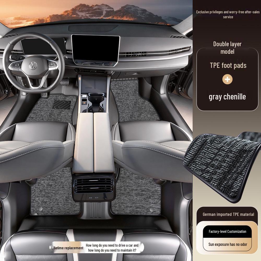Custom TPE Floor Mats for FAW-Volkswagen Sagitar L (2012-2026)