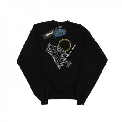 Mens Werewolf Line Art Sweatshirt