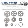 210-Piece Metric Gear Kit: Powder Metallurgy Interchangeable Parts