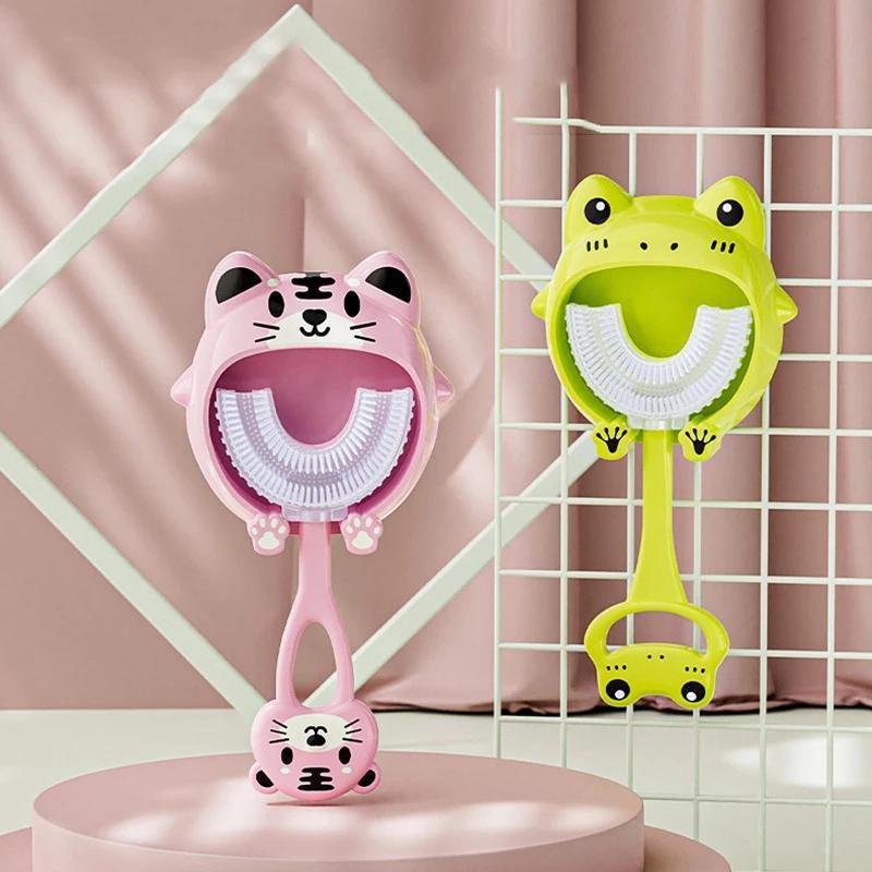 U Shape Toothbrush Oral Care Silicon Teeth Clean Brush Kids Tooth Brush For Teeth Dent Cleaning Enfant