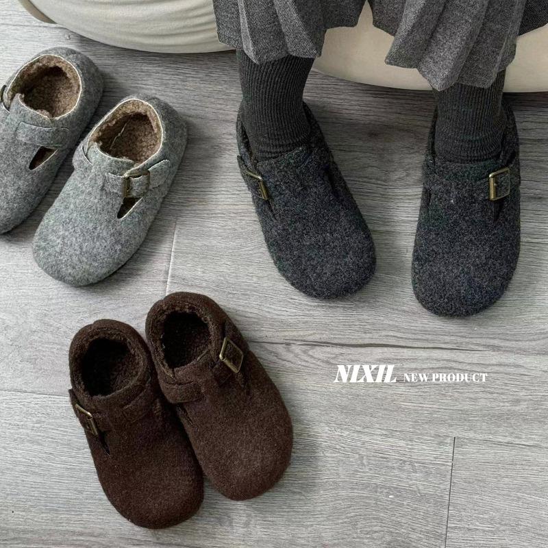 Classmate Winter Children's Shoes Girls Two Cotton Shoes Fashion Versatile Fleece
