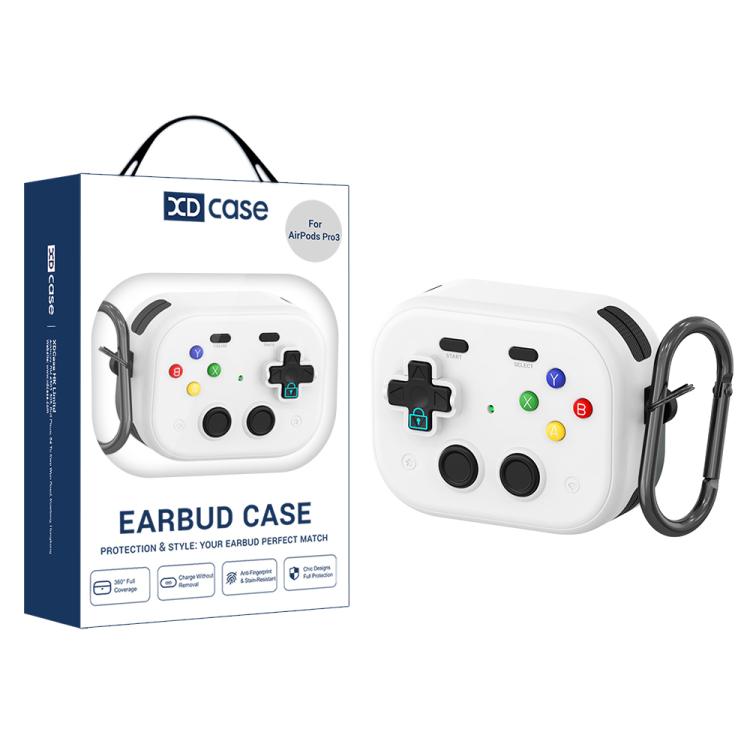 For AirPods Pro 3 XDcase Retro Game Console Design Earbuds Protective Case For AirPods Pro 3 белый