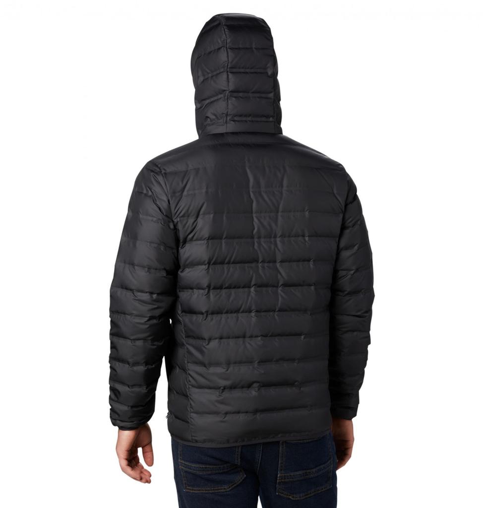 Jacke Columbia Herren Lake 22 Daunen Kapuze schwarz