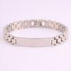 Stainless Steel Strap   Men's and Women's Gentleman's Temperament Retro Bent Brand Strap  Jewelry 
