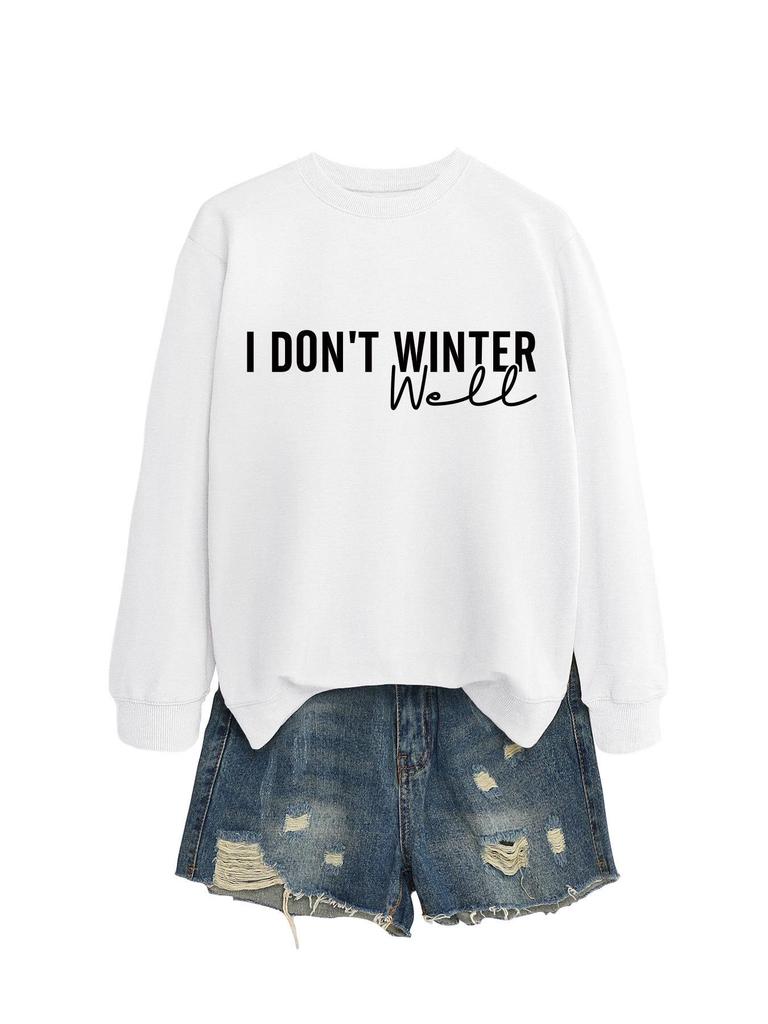 Women's Casual European & American Winter Pullover Sweatshirt