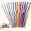 12/36 Metal Handle Crochet Hook Colorful Aluminum Knitting Needles Single Head Crochet Knitting Yarn Crafts DIY Apparel Needles