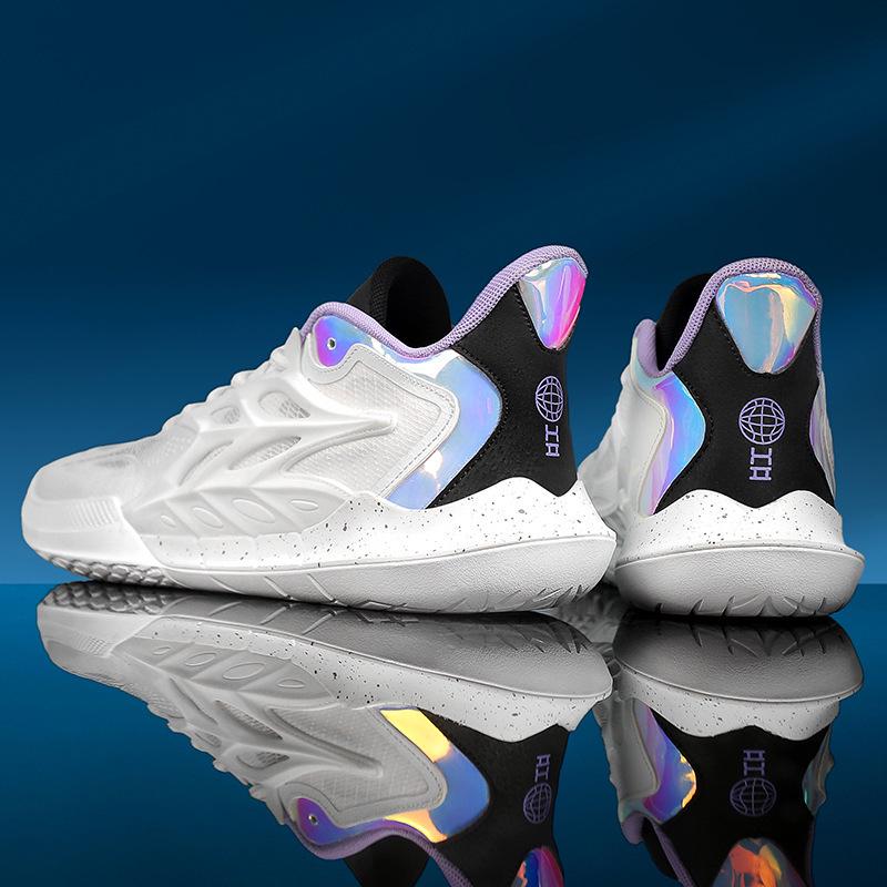 Ultra-Light Men's Youth Basketball & Running Shoes - Breathable, Non-Slip, Wear-Resistant, Low-Top