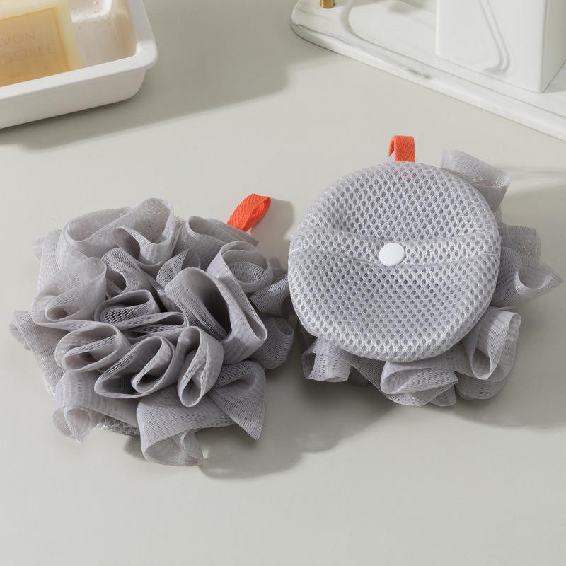 Scented Soap & Bath Ball Duo: Thick, Super Soft Foaming Mesh Bag with Soap Holder