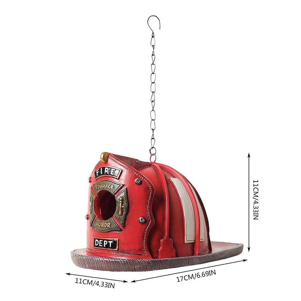 Bird House Outside Resin Humming Bird Houses Outdoors Hanging Bird House Fire