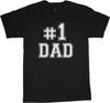 #1 Dad Fathers Day Birthday Gifts Mens Graphic Tees Clothing Apparel