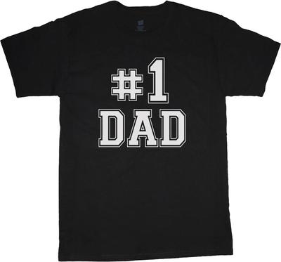 #1 Dad Fathers Day Birthday Gifts Mens Graphic Tees Clothing Apparel