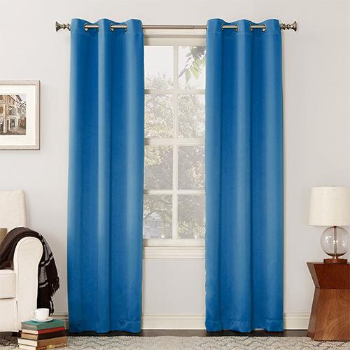 Blackout Curtains Solid Color Matte Insulation Sunscreen Blackout Curtains Finished Products