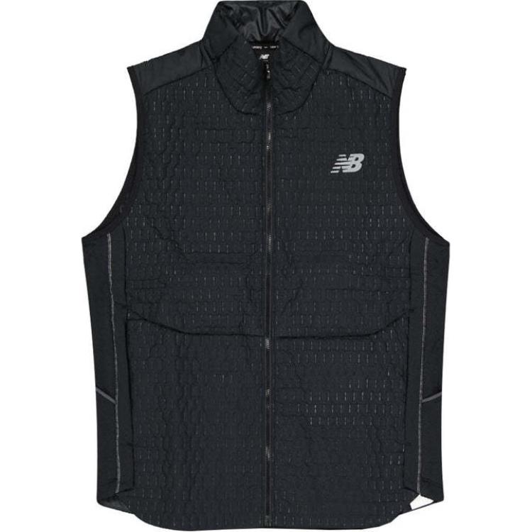 New Balance Prsluk Heat Grid Vest Men s Black MV23254-BK S