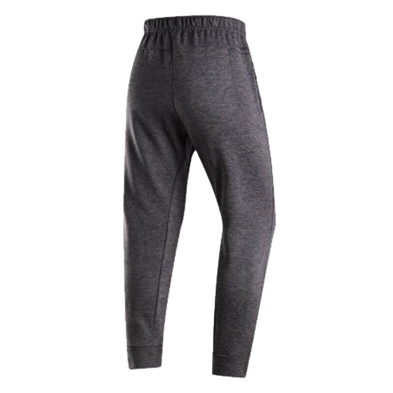 Nike Solid Color Training Casual Elastic Mid Waist Knit Pants Men Bottoms Dark-Grey DQ5406-071