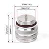 M30x1.5,M20x1.5 Motorcycle Engine Oil Temperature Gauge For 1987-1998 Kawasaki 650 Oil Gauge Gauge