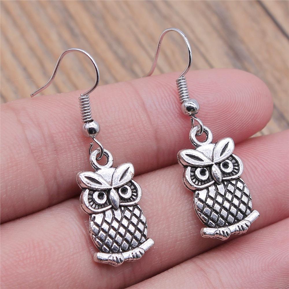 53 Styles Bird Earrings For Women Vintage Owl Dove Peacock Phoenix Swallow Feather Hummingbird Flamingo Parrot Earrings