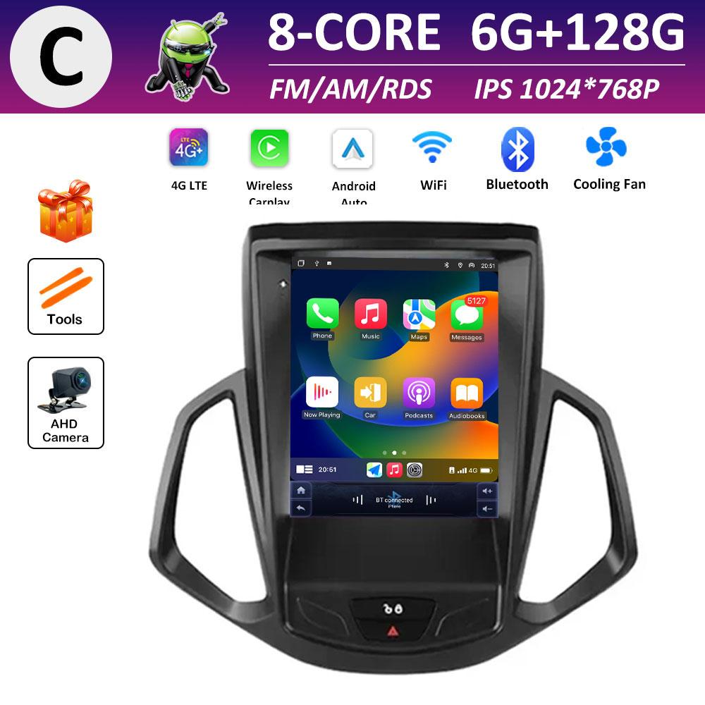 Autoradio GPS Navigation for Ford EcoSport 2013 2014 2015 2016 - 2017 Car Multimedia Video Radio Player Android OS WIFI No 2 Din