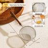 304 Stainless Steel Flour Sieve Set with Walnut Handle