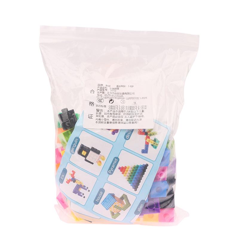 

50/100 шт. Дома Школа Дошкольное образование Соединяемые кубики Игрушки Для математического счета Пластиковый счетный материал 50pcs