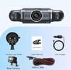 Dash Cam 4 Channels 1080p Hd  Front Rear and Inner Camera Car Video Recorder Dvr Black Box  Driving Record for Car