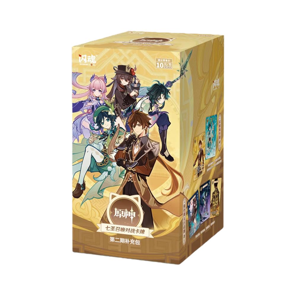 

Genshin Impact Семь Священных Призывов Дополнение 2 Коллекционная Карточная Игра Официальная Аутентичная ККИ Карточная Игра Китайская Версия Genshin Impact Семь Священных