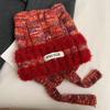 Korean Style Cat Ear Knit Beanie Women Warm Oversized Headband Hat With Protection