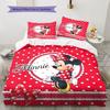 This Classic, Sweet Minnie Mouse-themed Print Bedding Set Is A Warm and Cozy Choice for Decorating A Child's Bedroom. Loves It!