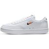 Court Vintage Premium Hvite Damesneakers Total-oransje Svart CW1067-100