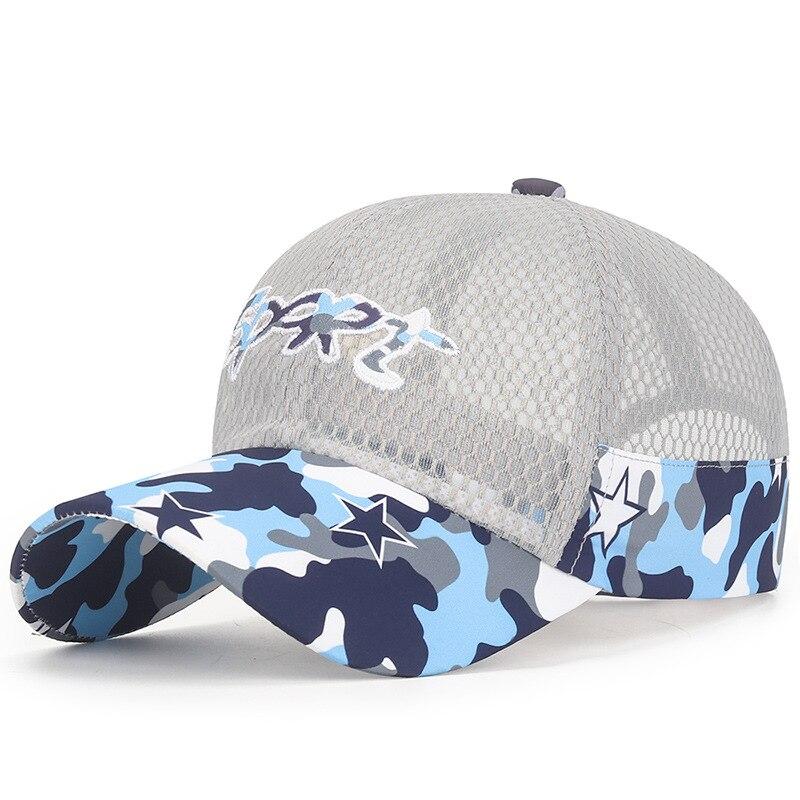Northwood Children's Baseball Cap Mesh Hats For Kids Summer Sport Camouflage Boy Girls Caps 52-54cm