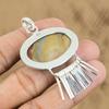 Womens day Deal Oval Natural Polychrome Jasper Sterling Silver Pendant Jewelry