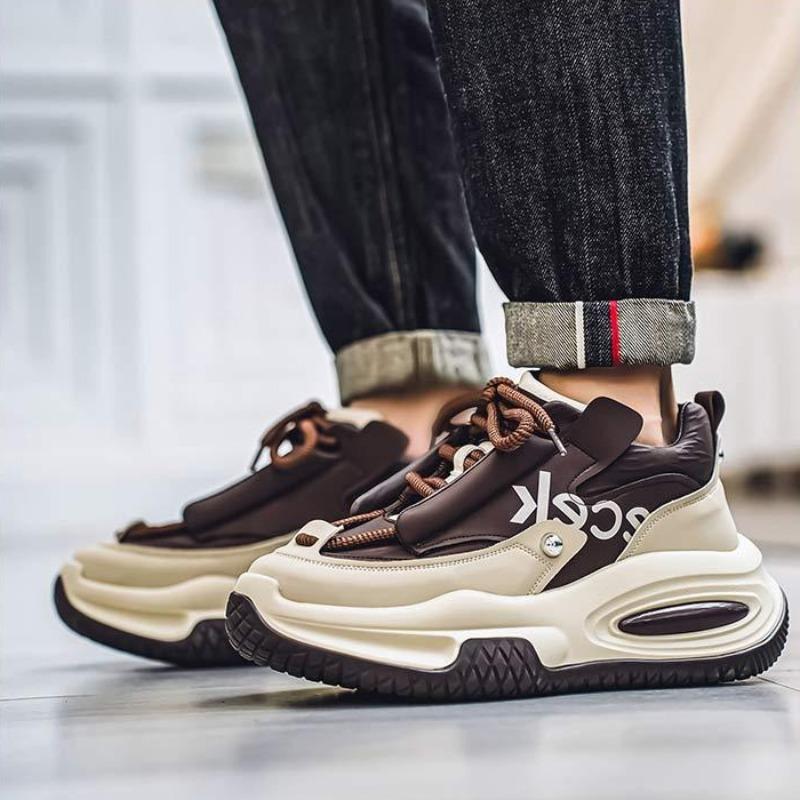 Designer Men's Original Platform Vulcanized Shoes Spring Wear-resistant Breathable Casual Sneakers Youth Trendy Men Hiking Shoes